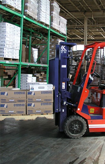 warehouse supplies cart